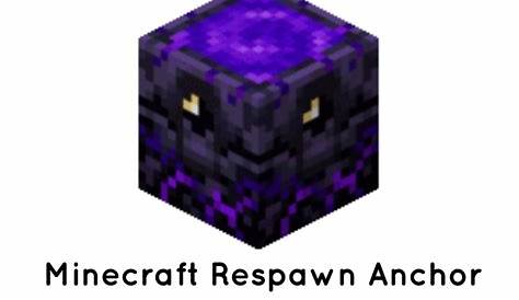 what does a respawn anchor do minecraft