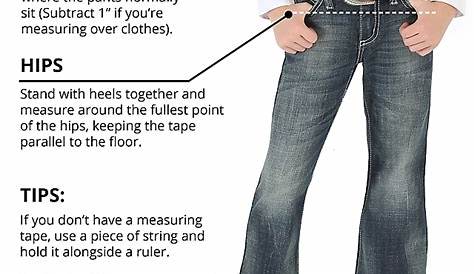 wrangler jeans sizing chart