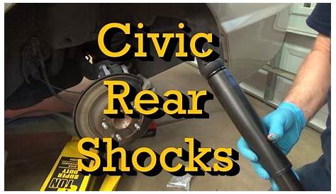 Honda Civic Rear Shock Replacement 2006 (2006-2011 Similar) - YouTube