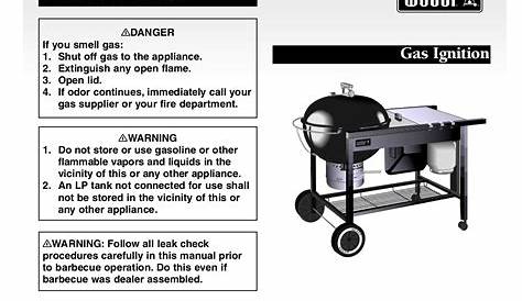 Download free pdf for Weber Performer Grill manual