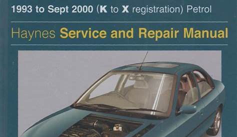 Ford Mondeo repair manual Haynes 1993-2000 NEW - sagin workshop car