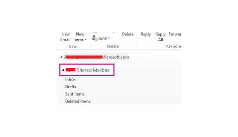 manually add shared mailbox to outlook