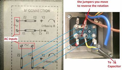 1ph Run Capacitor Wiring Diagram