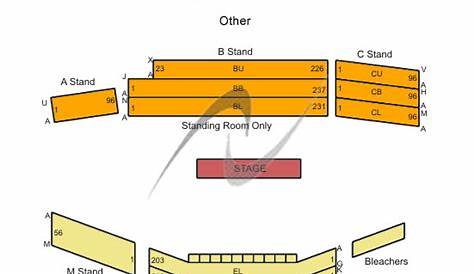 frontier park seating chart