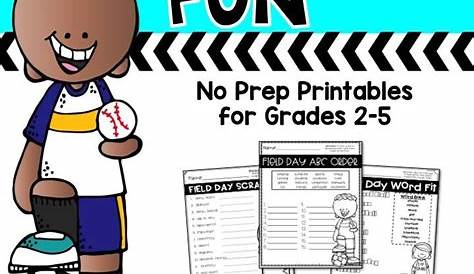 Field Day Packet NO PREP | Literacy activities, Field day, Elementary