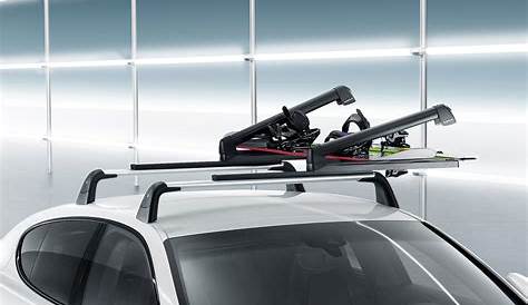 Ski & Snowboard Holder for Porsche Macan Roof Rack Systems: RACCAR