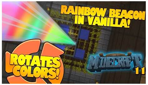 How To Minecraft | #11 | Rainbow Beacon Cycler | Rotates Colors