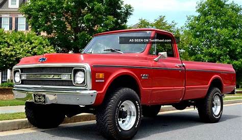 1969 3 / 4 Ton 4wd 4speed " Muscle Truck " Collectible Classic Chevy