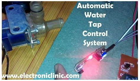 automatic water tap sensor circuit diagram