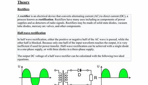 diode rectifier circuits pdf