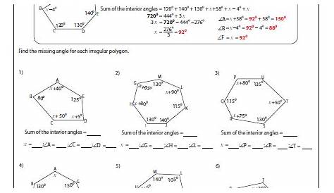 Exterior Angles In Triangles Worksheet