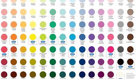Satin Ice Colour Mixing Guide Mixing Paint Colors, Color Mixing Guide