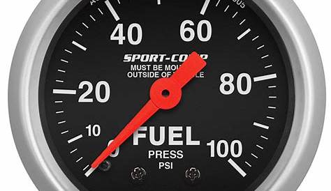 manual fuel pressure gauge