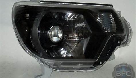 2014 Toyota Tacoma HID Projector Retrofit Headlight Package Black