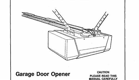 garage door opener wiring diagram craftsman