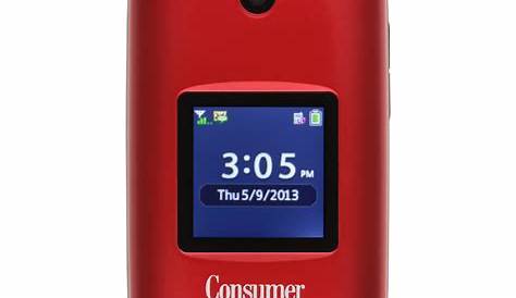Consumer Cellular ENVOY-RED Envoy™ Feature Phone