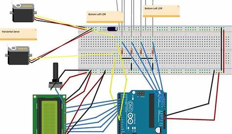 circuit diagram for arduino solar tracker