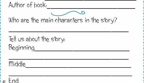 Printable Book Report Forms {Elementary} Book Review Template, Book