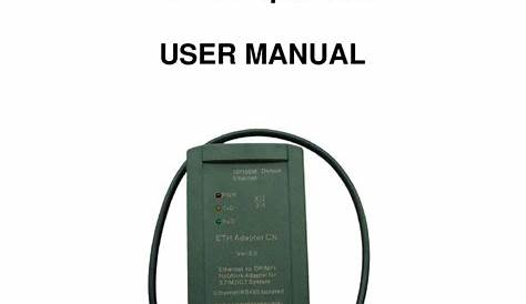 siemens 7 user manual