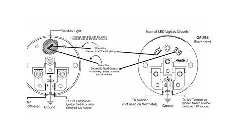 autometer pro comp tach wiring diagram