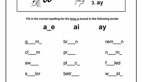 long e vowel sounds