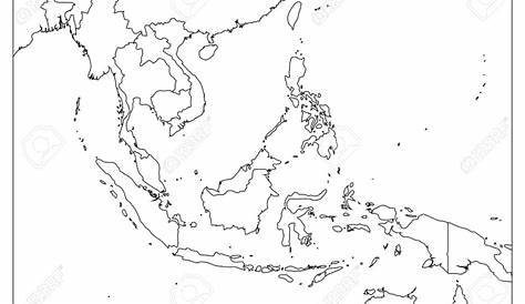 Printable Blank Map Of Southeast Asia - Printable Maps