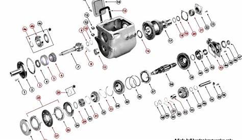 Ford new process transmission parts