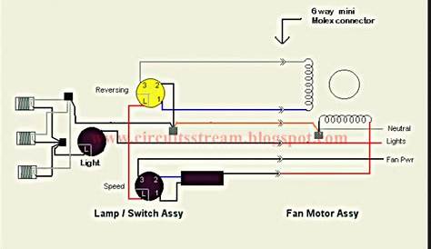 ceiling fan motor schematic
