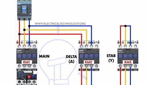 star delta wiring diagram of motor