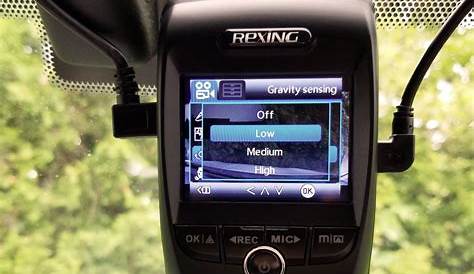 All Rexing dash cams are equipped with a Gravity Sensor. When the G