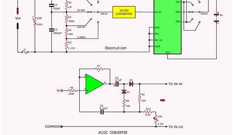 digital multimeter circuit diagram
