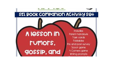 Activity Packet for "Mr. Peabody's Apples" by Pawsitive School Counselor
