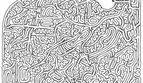 Printable Mazes For Kids: Difficult Printable Mazes