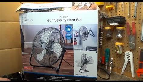 Sfc1 500B Manual / Mainstays Sfc1 500b 20 High Velocity Floor Fan