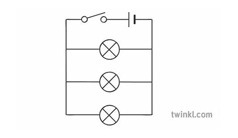 Parallel Circuit with Three Bulbs One Switch Battery Diagram Science