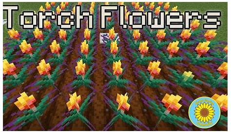 torch flower minecraft crafting