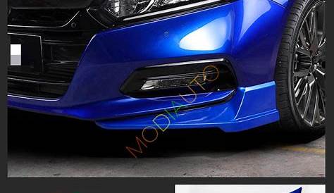 Fit For Honda Accord 2018 2019 ABS Front Bumper Both Side Lip Molding