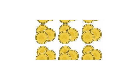 gold coins printable