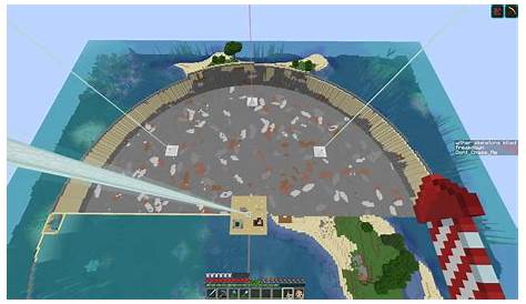 good size for a circle base in minecraft