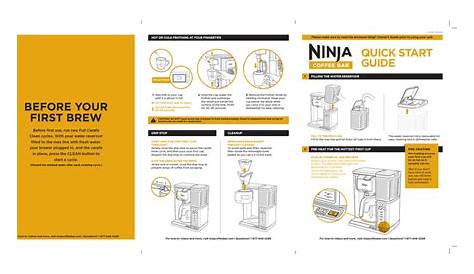 NINJA COFFEE BAR CF091 SERIES QUICK START MANUAL Pdf Download | ManualsLib