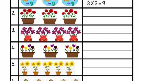 repeated addition worksheets grade 1