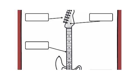 guitar parts worksheet