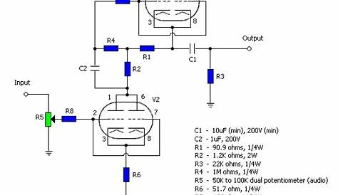 how to read a tube amp schematic