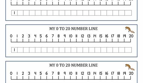 number line to 20