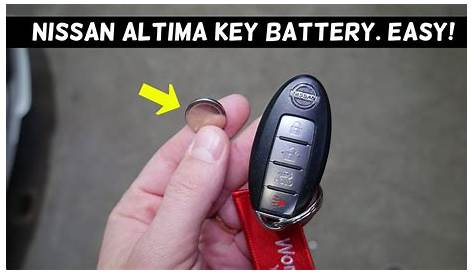 NISSAN ALTIMA KEY FOB BATTERY REPLACEMENT 2007 2008 2009 2010 2011 2012