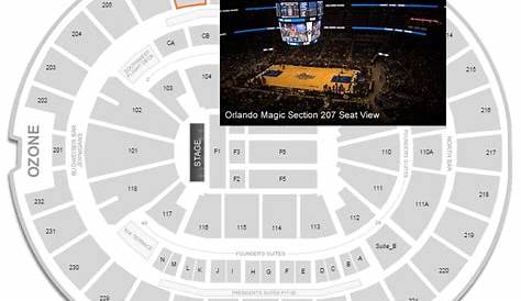 Amway Center Concert Seating Chart & Interactive Map - RateYourSeats.com
