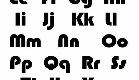 Free Printable Alphabet-Alphabet Printables-Printable Letters