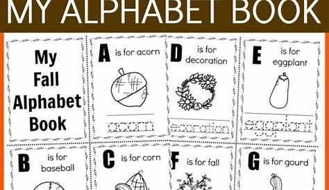 Fall Alphabet ABC Book Printable » The Denver Housewife
