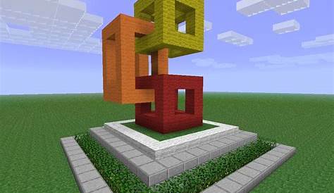 how to build a statue in minecraft
