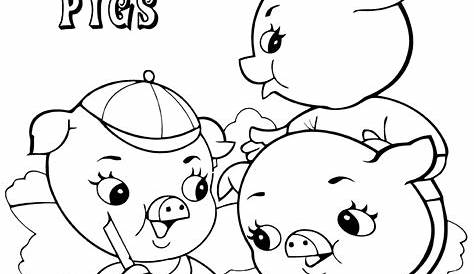 Three Little Pigs coloring pages | Coloring pages to download and print